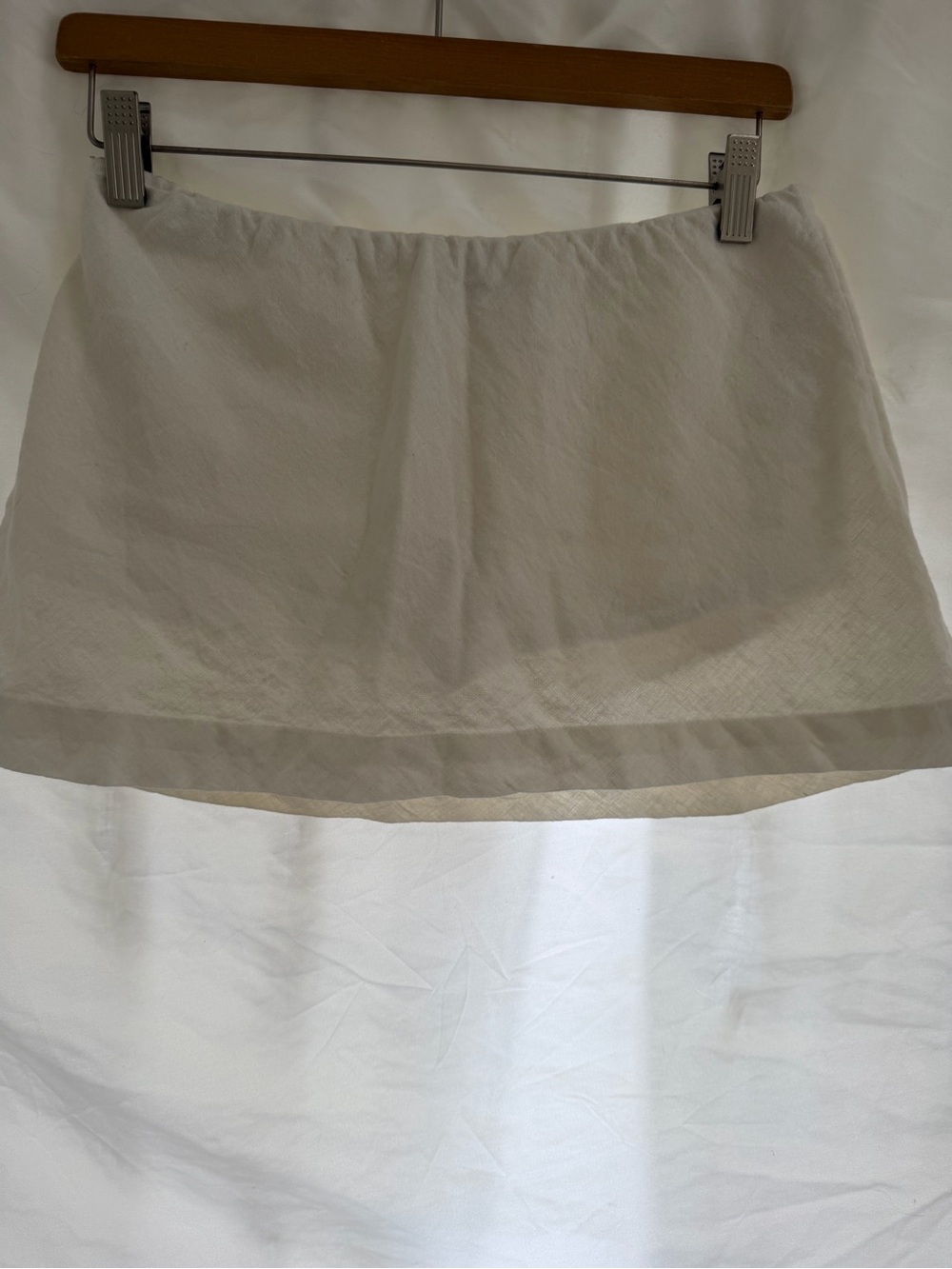 Free People Cream Mini Skirt - Picture 2 of 3